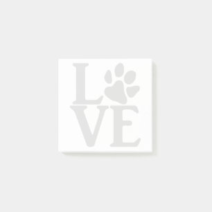 Love Paw Classic Post-it Notes