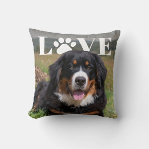 Love Paw Print PhotoPop Cushion