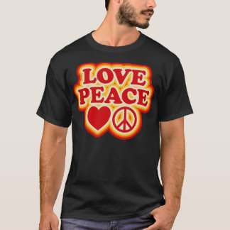 Love Peace 70s Retro Design T-Shirt