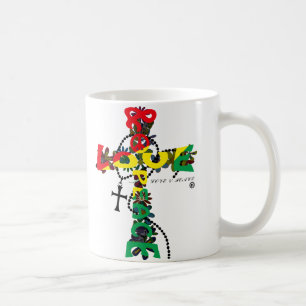 LOVE & PEACE-CROSS COFFEE MUG
