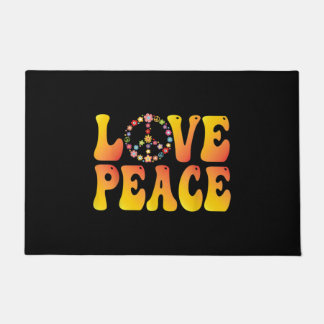 Love Peace Freedom Doormat
