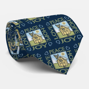 Love, Peace, Hope, Joy Tie
