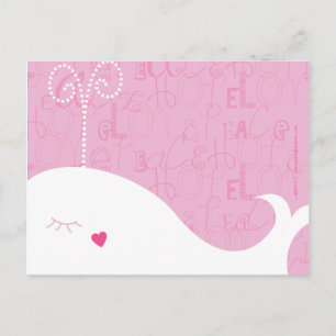 Love Peace Hope Whale Postcard