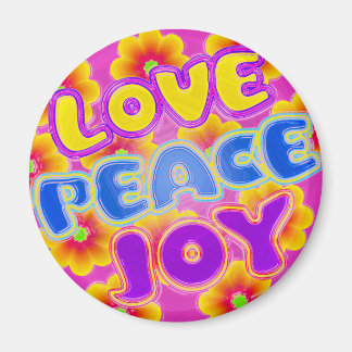 Love, Peace, Joy Magnet