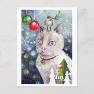 Love, Peace & Joy Postcard