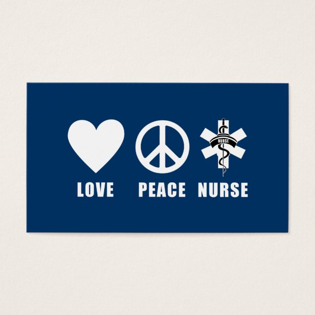 Love Peace Nurse (Front)