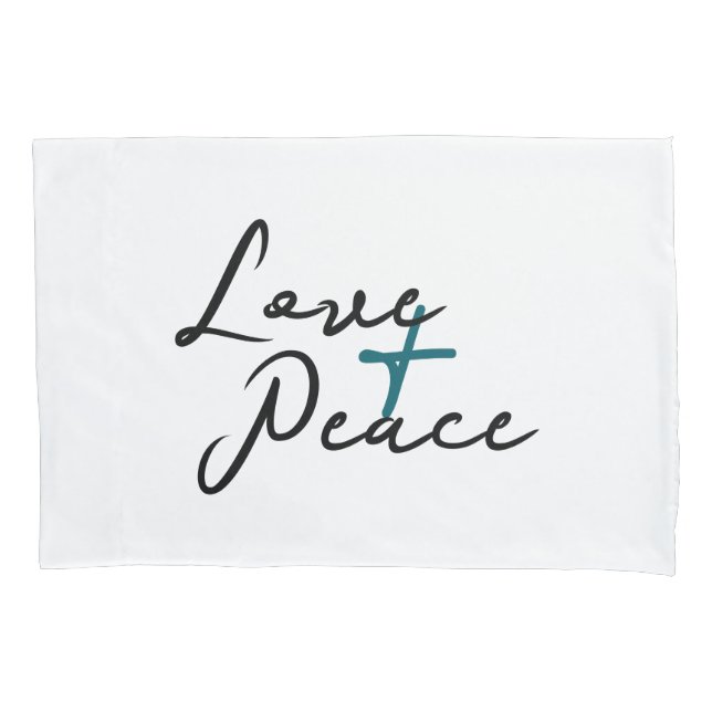 Love & Peace Pillowcase (Front)