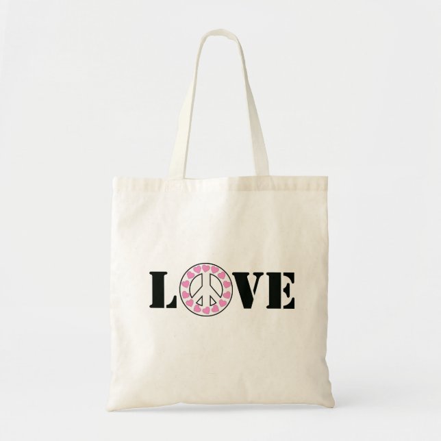 Love & Peace Tote Bag (Front)