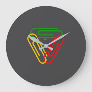 Love - Peace - Unity Large Clock