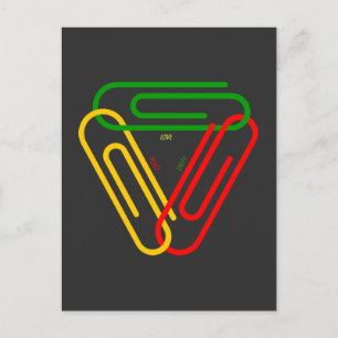 Love - Peace - Unity Postcard