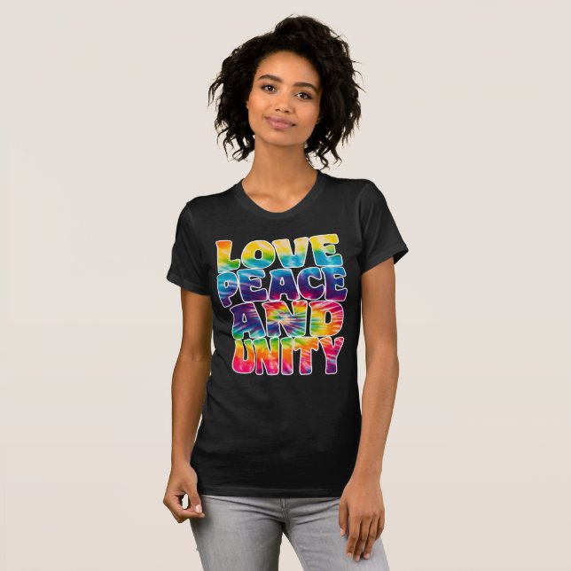 LOVE PEACE UNITY. T-Shirt (Front Full)