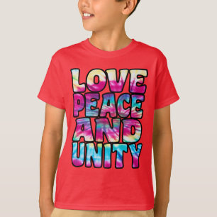 LOVE PEACE UNITY. T-Shirt