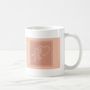 LOVE (PEACH) COFFEE MUG