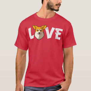 Love Pembroke Corgi Mum Funny Pembroke Corgi Dad78 T-Shirt