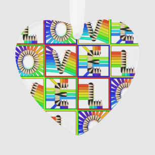 LOVE PENCILS ORNAMENT