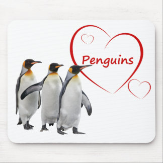 Love Penguins Mousemat
