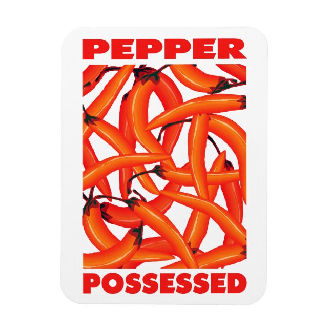 Love Peppers? Red Hot Chilli Yum! Magnet (Vertical)