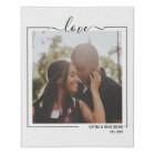 Love Personalised Photo and Text Typography