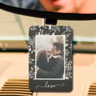 LOVE Personalised Photo Car Car Air Freshener