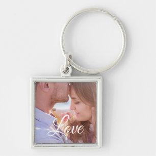 Love Personalised Photo Couple's Key chain