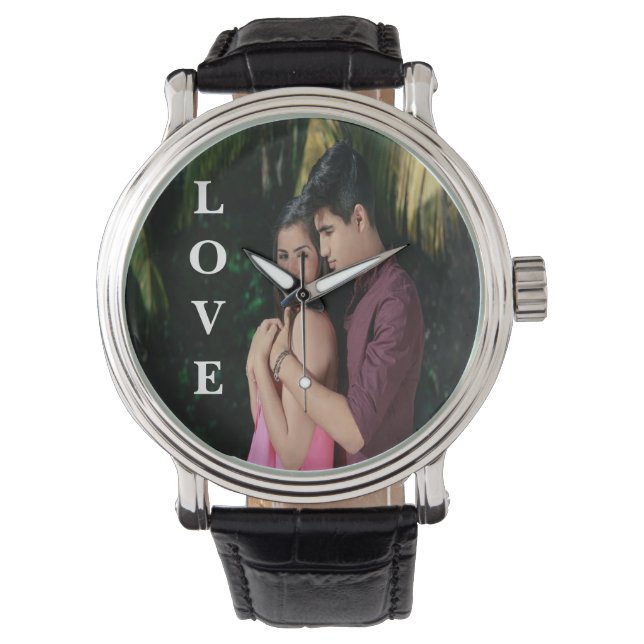 Love Personalised Photo  Watch (Front)