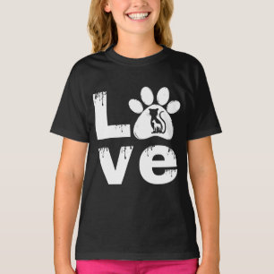 LOVE PET PAW ANIMAL GIFT T-Shirt
