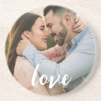 "Love" Photo Coaster