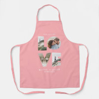 Love photo collage simple modern personalised pink