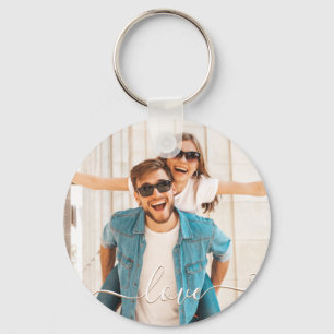 LOVE Photo Custom Key Ring