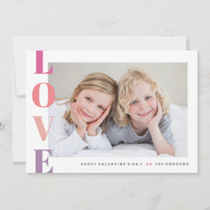 Love Photo Happy Valentine's Day  Holiday Card