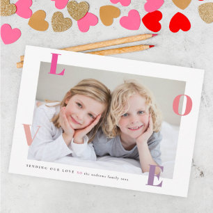 Love Photo Happy Valentine's Day  Holiday Card