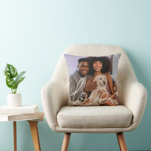 Love Photo Template Personalised Couples Cushion