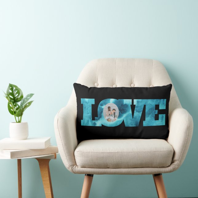 Love Photo Throw Pillow (Chair)