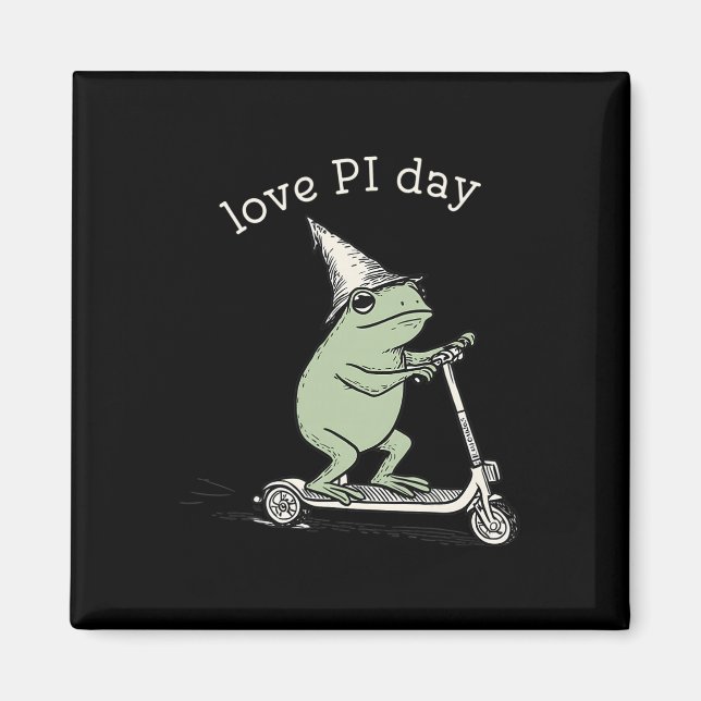 Love Pi Day Math Teacher Algebra Grade Teacher T F Magnet (Front)