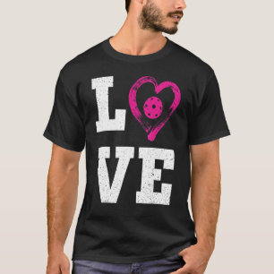 Love Pickleball I Love Pickleball Paddleball Play T-Shirt