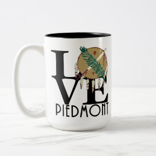 LOVE Piedmont Oklahoma 15oz Two-Tone Coffee Mug