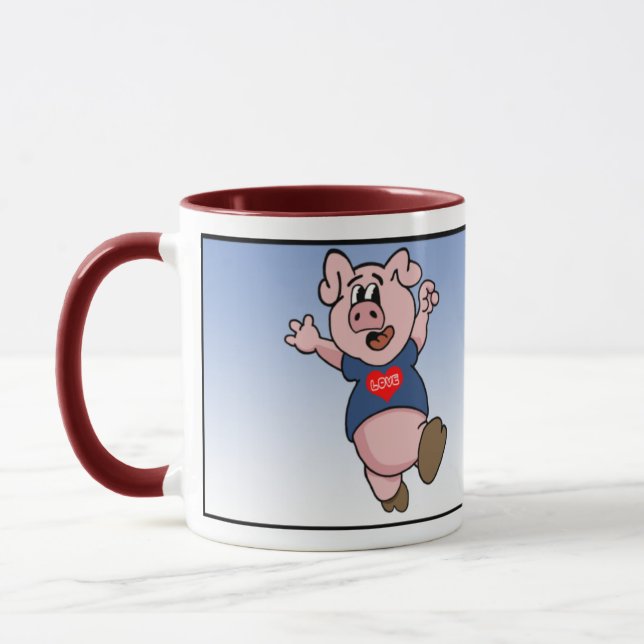 Love Piggy Mug (Left)