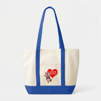 Love Piggy Tote Bag
