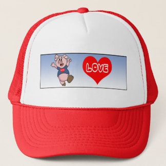 Love Piggy Trucker Hat