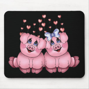 Love Pigs Mousepad