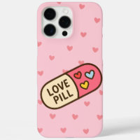 Love Pill Cartoon Sticker – Cute Capsule with Hear