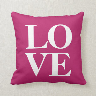 Love Pillow Berry Pink