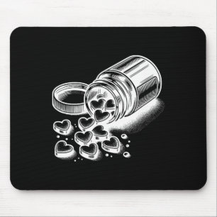 Love Pills Love Valentine's Day Gifts Wife Husnd Mouse Mat
