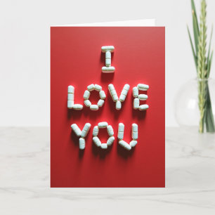 Love Pills Modern Art Card