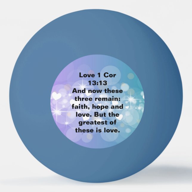 Love Ping Pong Ball (Front)