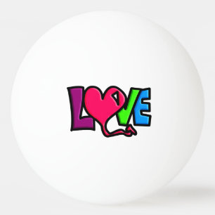 Love   ping pong ball