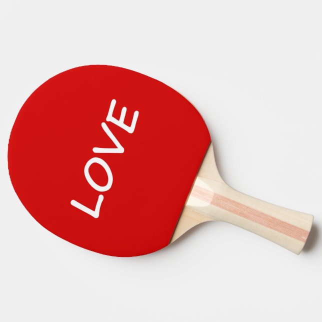 Love Ping Pong Paddle (Side)
