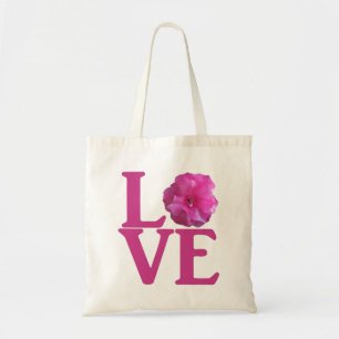 Love Pink Flower Classic Tote Bag