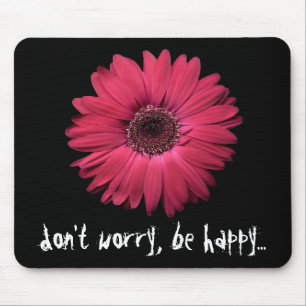 LOVE PINK Gerbera MOUSE PAD