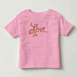 Love Pink Glamourous Inspirational Art Tee Shirts
